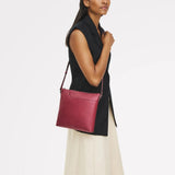 Radley Pockets Large Ziptop North-south Crossbody Bag In Carmine