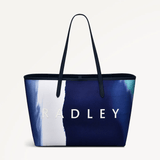 Radley Southwell Gardens - Stripe Large Open Top Tote In Ink