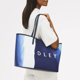 Radley Southwell Gardens - Stripe Large Open Top Tote In Ink