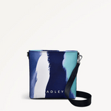 Radley Southwell Gardens - Stripe Small Ziptop Cross Body In Ink