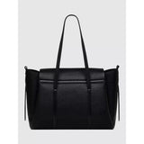 Radley The Chancery Large Leather Flapover Shoulder Bag In Black