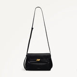 Radley The Christina Small Flapover Cross Body In Black