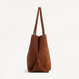 Radley The Compton Medium Ziptop Shoulder Bag in Russet