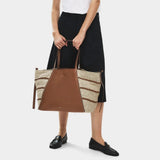 Radley The Delphine Raffia Extra Large Open Top Tote In Natural