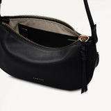 Radley The Iris Small Ziptop Cross Body In Black