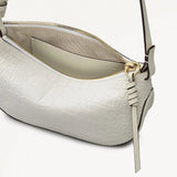 Radley The Iris Small Ziptop Crossbody Bag In Snow