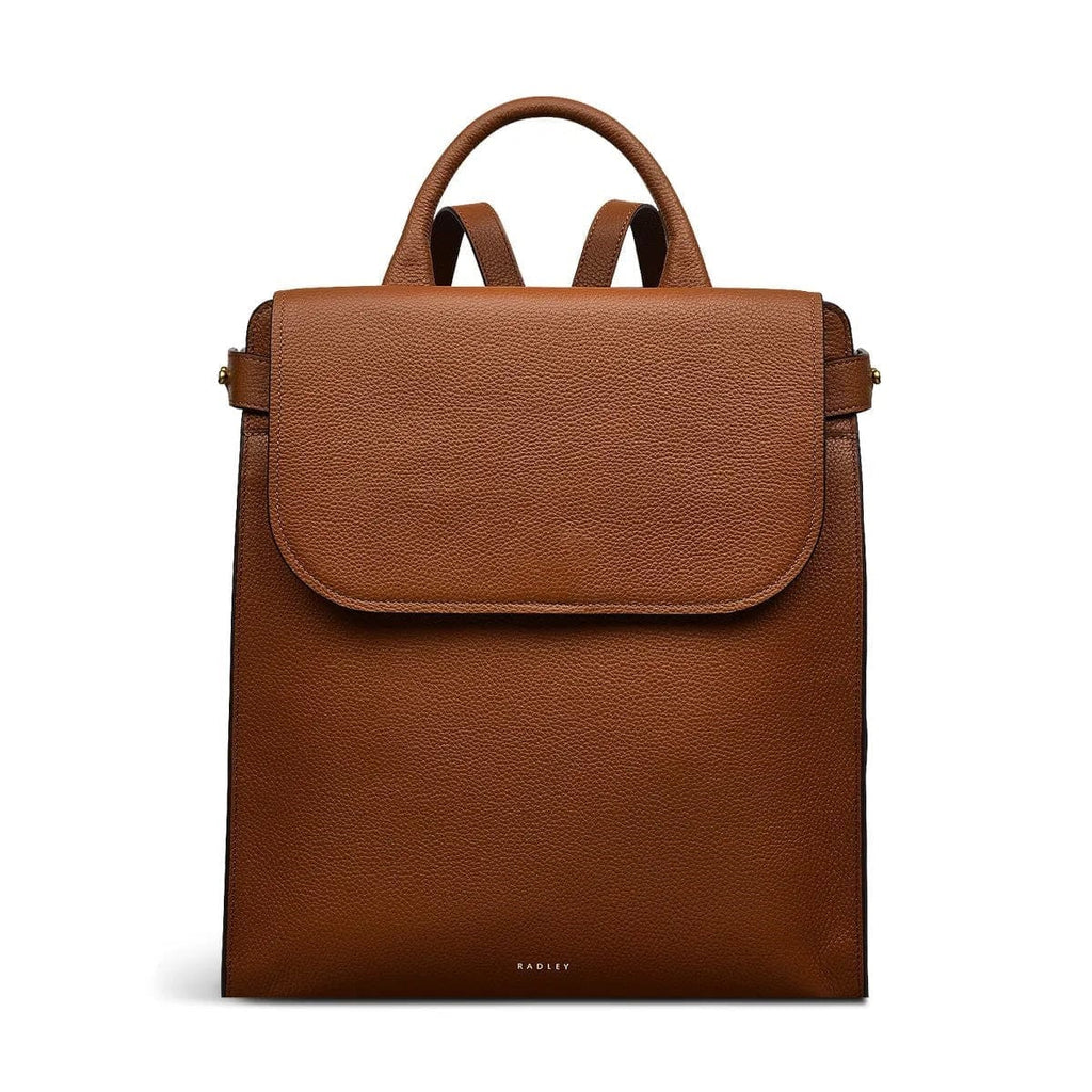 Radley Backpack Radley The Rathbone Large Flapover Backpack in Saddle