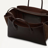 Radley The Romilly Large Ziptop Grab Bag in Dark Oak