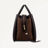 Radley The Romilly Large Ziptop Grab Bag in Dark Oak