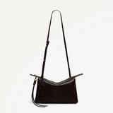 Radley The Romilly Medium Ziptop Crossbody Bag In Dark Oak