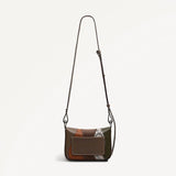 Radley Westwell Lane Small Flapover Cross Body Bag in Coffee