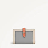 Radley Willis Street  Colourblock Medium Bifold Purse In Steel