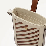 Radley Willis Street Stripe Medium Phone Crossbody in Salt