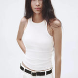 Rag & Bone The Essential Rib Tank in White