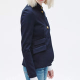 Rag & Bone Slade Ponte Blazer in Salute Navy