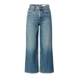 Rag & Bone Andi Ankle Wide-Leg Jeans Featherweight in Declan Blue