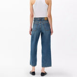 Rag & Bone Andi Ankle Wide-Leg Jeans Featherweight in Declan Blue