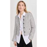 Rag & Bone Carmen Jacket In Black White