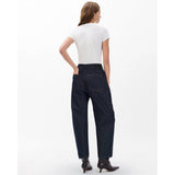 Rag & Bone Charlie Ankle Barrel Jeans Lightweight Rigid In Twilight Rinse