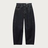 Rag & Bone Charlie Ankle Barrel Jeans Lightweight Rigid In Twilight Rinse
