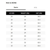 rag & bone Featherweight Baggy Dre Low Rise Boyfriend Jeans In Jet Black