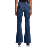 rag & bone Flexi Dahlia Full Length Flared Jeans In Charlton