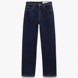Rag & Bone Harlow Ankle Straight Jeans Vintage Stretch in Rinse