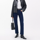 Rag & Bone Harlow Ankle Straight Jeans Vintage Stretch in Rinse
