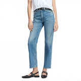 rag & bone Harlow Mid-rise Ankle Straight Jeans In Orian
