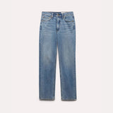 rag & bone Harlow Mid-rise Ankle Straight Jeans In Orian