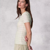 Rag & Bone Julia Tee In Ivory