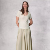 Rag & Bone Julia Tee In Ivory