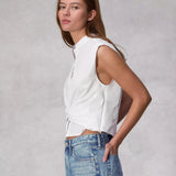Rag & Bone Louisa Poplin Shirt in White