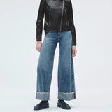 Rag & Bone Sofie Ankle Ultra Wide-Leg - Pebbles