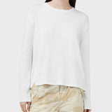 Rag & Bone The Hudson Fine Knit Sweater in White