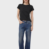 Rag & Bone The Slub Tee in Black