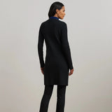 Lauren Ralph Lauren Long-sleeve Cotton Blend Cardigan In Black