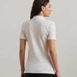 Lauren Ralph Lauren Piqué Polo Shirt In White