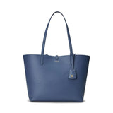Lauren Ralph Lauren Reversable Medium Tote In Indigo Dusk/ Antibes Bloom