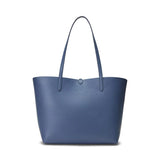 Lauren Ralph Lauren Reversable Medium Tote In Indigo Dusk/ Antibes Bloom