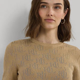 Lauren Ralph Lauren Short-Sleeve Pullover in Birch Tan