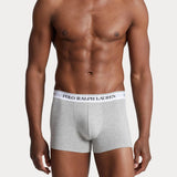 Polo Ralph Lauren Classic Stretch-Cotton Trunk 3-Pack in And Hthr/Black/White