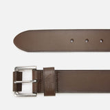 Polo Ralph Lauren Signature Pony Leather Belt In Dark Brown