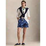 Polo Ralph Lauren Traveller Swimming Trunk In Blue Tropical