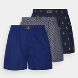 Polo Ralph Lauren Woven Shorts in Aop, Navy,Blue