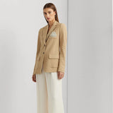 Lauren Ralph Lauren Bullion Stretch Cotton Pique Blazer