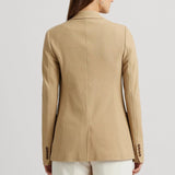 Lauren Ralph Lauren Bullion Stretch Cotton Pique Blazer