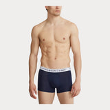 Polo Ralph Lauren Classic Stretch-Cotton Trunk 3-Pack in Navy/Lt Navy/Elt