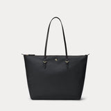 Ralph Lauren Nylon Large Keaton Tote Bag In Black