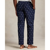 Ralph Lauren Signature Pony Cotton Pyjama Trouser In Navy